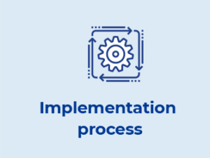 Implementation process icon